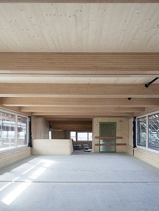 Foto der Baustelle Schule am Hang.