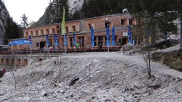 Foto der Höllentalangerhütte Grainau.