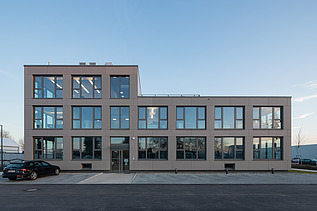 Photo of the new ZÜBLIN Neu-Ulm office building. Exterior view.