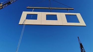 Baustellenimpression der Polizeischule, Meiningen. 