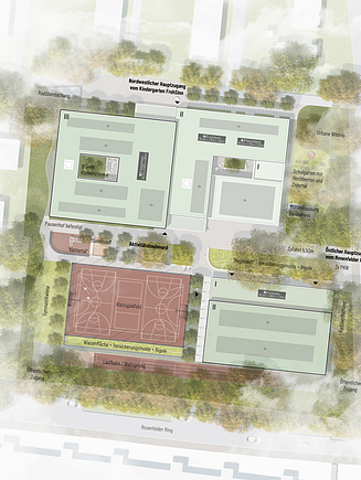Site plan of the project.
