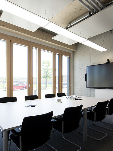 Photo of a meeting room at ZÜBLIN Timber.