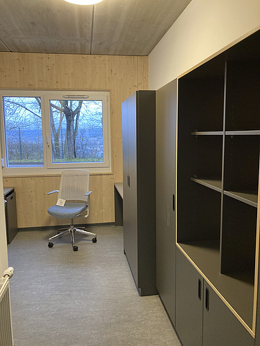 Interior view of the police school, Meiningen. 