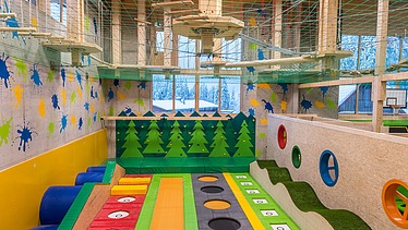 Foto der Fundorena, Feldberger Hof. Zu sehen ist ein Foto vom Parkour für  Kleinkinder.