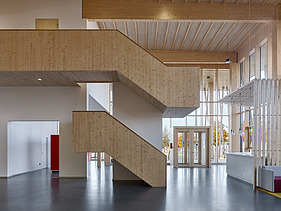 Photo of the entrance area of JOWAT Haus der Technik.