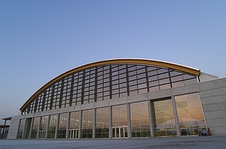 Photo of the Warnow Hansa exhibition hall in Rostock.