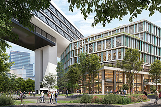 News ZÜBLIN Timber Visualization of the LOVT VIBE office building