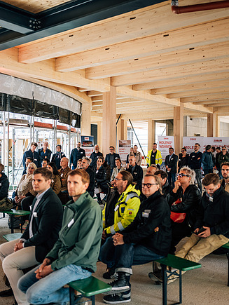 Over 60 guests attended the event.