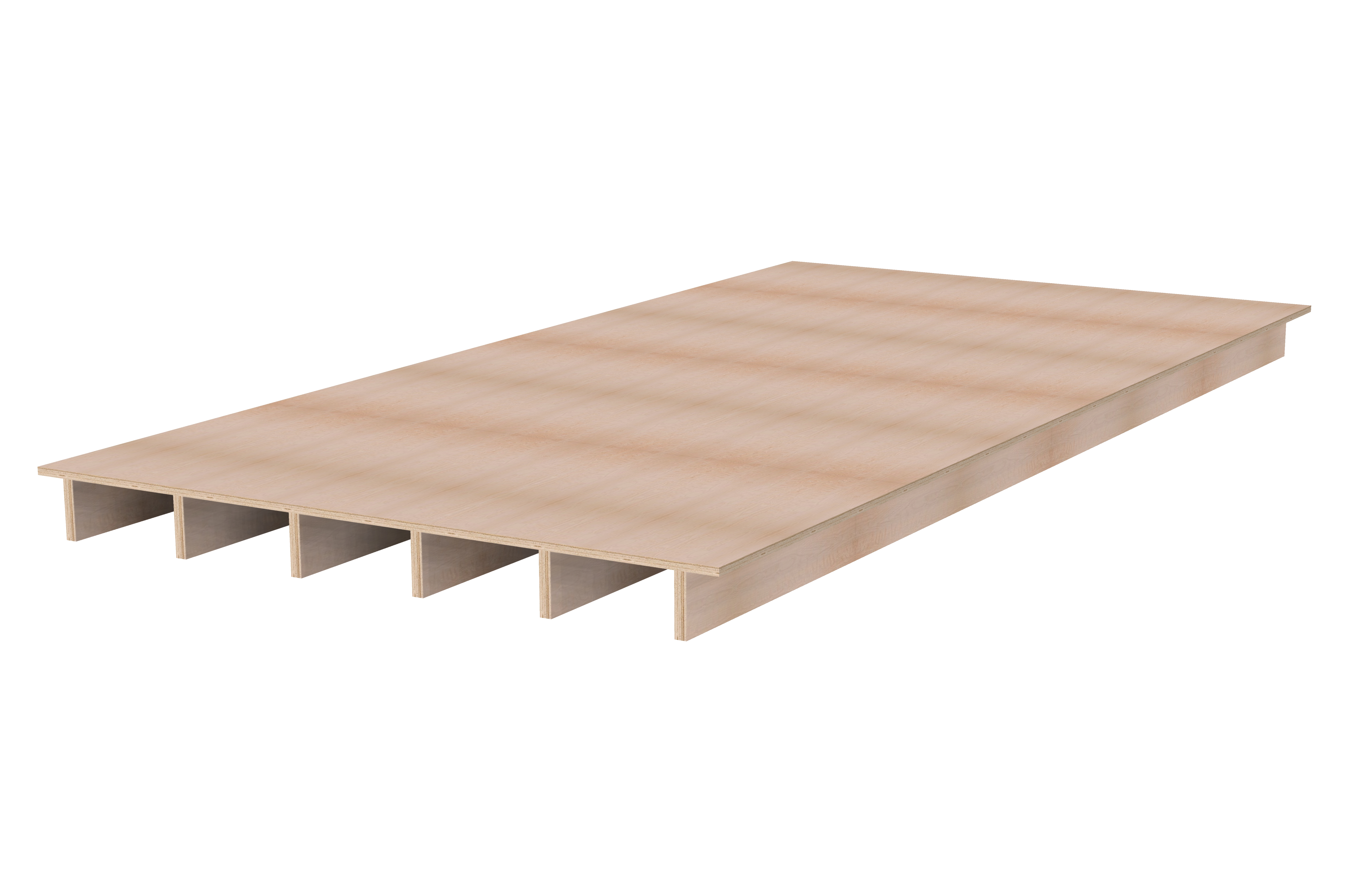 Rendering of an LVL rib element.