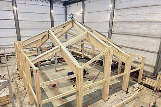 Aktuelles ZÜBLIN Timber Die Montage der Tragkonstruktion startete im Oktober 2025.