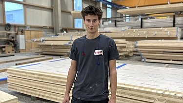 Sebastian in der Produktion.