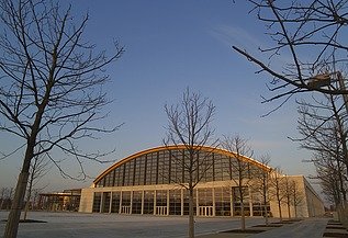 Warnow Hansa Messehalle, Rostock Foto der Warnow Hansa Messehalle in Rostock.
