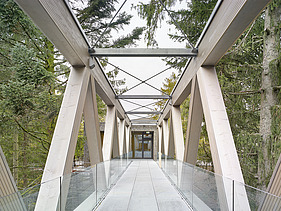 Foto von dem Besucherzentrum in Ruhestein, Skywalk.