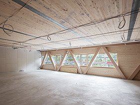 Photo of the visitor center in Ruhestein, assembly, interior.