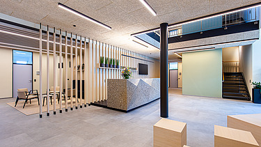 Foto des Eingangsbereiches von ZÜBLIN aus Langenargen