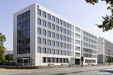 Platinum, Wiesbaden Photo of the Platinum in Wiesbaden. You can see a very large building from the outside.