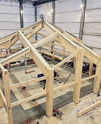 Aktuelles ZÜBLIN Timber Die Montage der Tragkonstruktion startete im Oktober 2025.