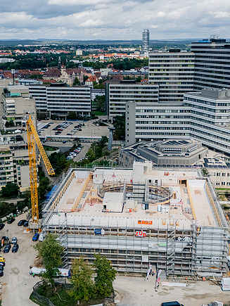Current status of the construction site at Martin-Behaim-Gymnasium.