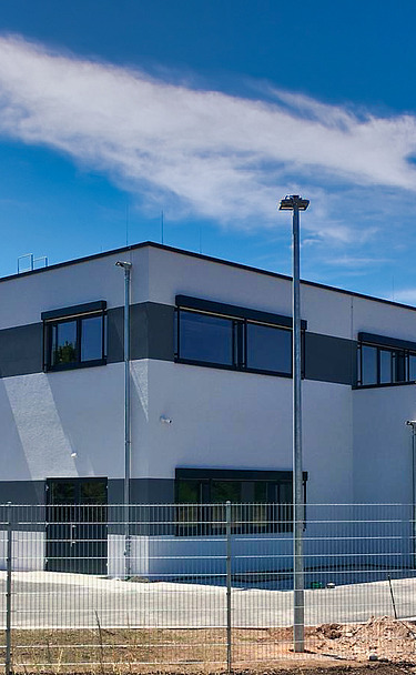 Verwaltungsgebäude Nalbach Foto des Verwaltungsgebäudes in Nalbach.