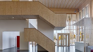 Photo of the entrance area of JOWAT Haus der Technik.