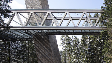 Foto von dem Besucherzentrum in Ruhestein, Skywalk.