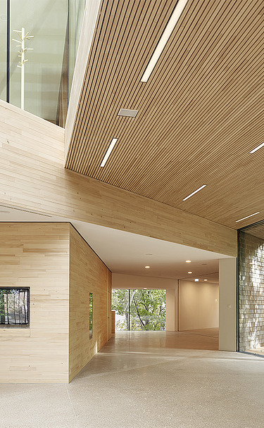 Foto von dem Besucherzentrum in Ruhestein, Innenraumaufnahme