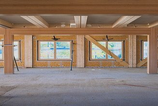 Timber construction work at the Mannheim green depot