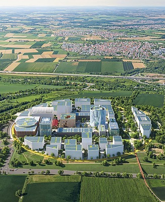 News ZÜBLIN Timber Visualization of the IPAI Campus, Heilbronn.