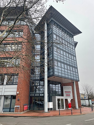 Foto eines Gebäudes. Standort ZÜBLIN Berlin.