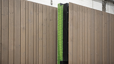 Foto von LENO-ADD-Außenwandelementen in der Produktion