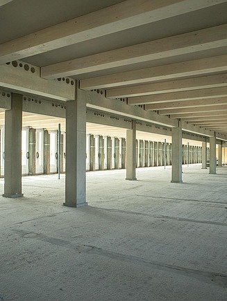A high-performance timber-hybrid design was used for the project.