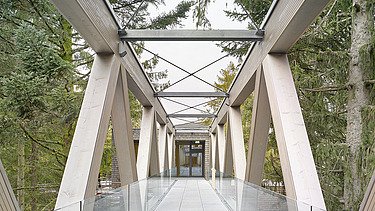 Photo of the visitor center in Ruhestein, Skywalk.